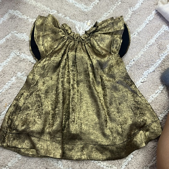 NORALEE Isabella Dress Gold toddler girl - Picture 5 of 6